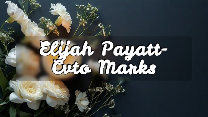 Elijah Payatt-Cvto Marks, Benton, Arkansas
