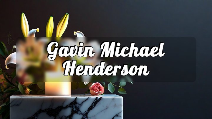Gavin Michael Henderson, Tampa, Florida