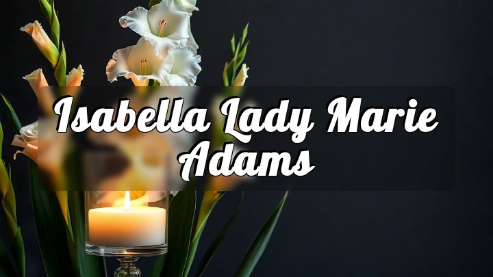 Isabella Lady Marie Adams, Killeen, Texas