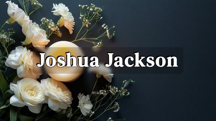 Joshua Jackson, Detroit, Michigan
