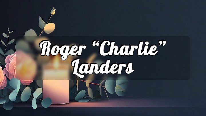 Roger “Charlie” Landers, Laurens, South Carolina